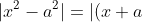 |x^{2}-a^{2}|=|(x+a)(x-a)|=|x+a||x-a|<\delta (1+2|a|)=\varepsilon